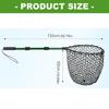Anti Tangles Silicones Meshes Fishing Net Light Weight Aluminum Alloys Retractable Handle For Outdoor Lover