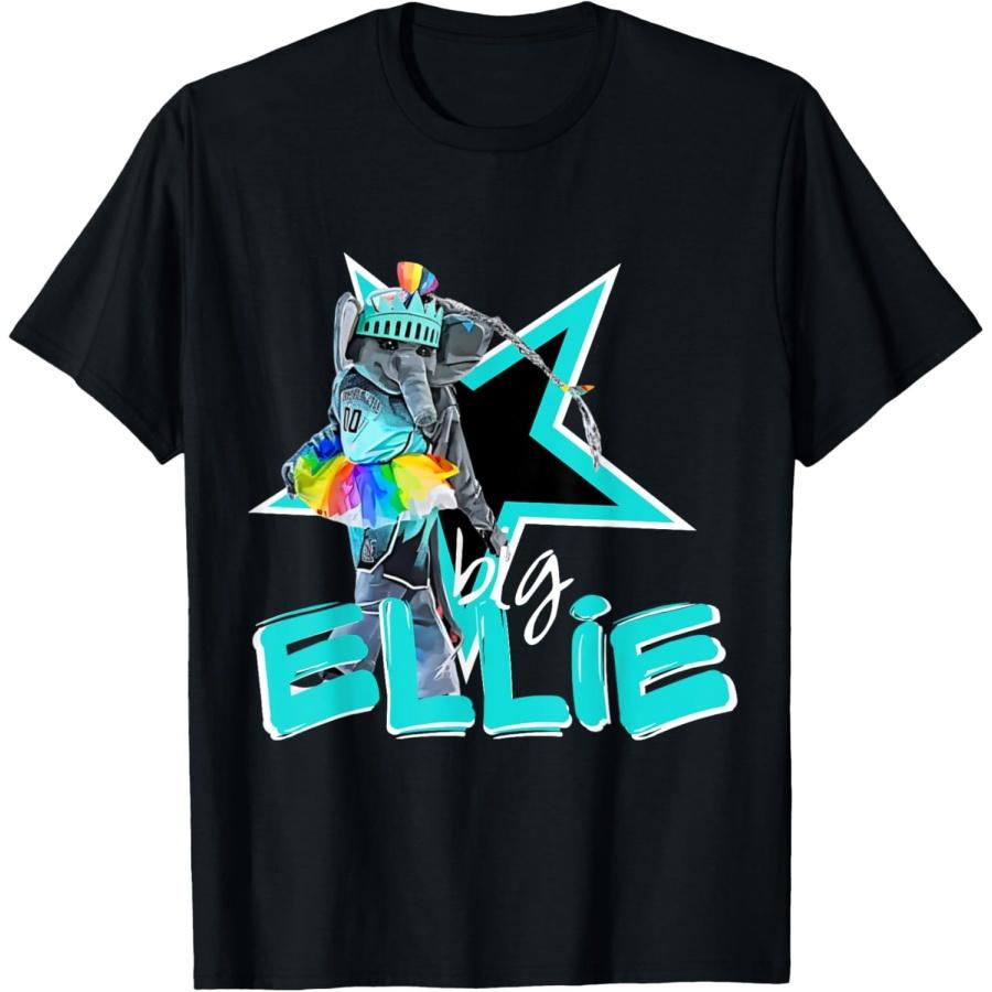 Футболка с маскотом Большой Элли Нью-Йоркская Свобода XXXXXL