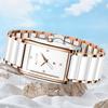 LIGE Neue Luxus Damenuhren Elegante Keramik Quarz Armbanduhren Wasserdicht Datum Mode Geschenk Für Damen Uhr Relojs Mujer+Box