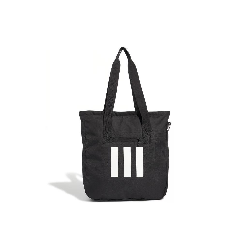 Adidas Polyester Sports Bag, Gym Bag, Handbag, Shoulder Bag Regular Unisex Pure Black GE1232
