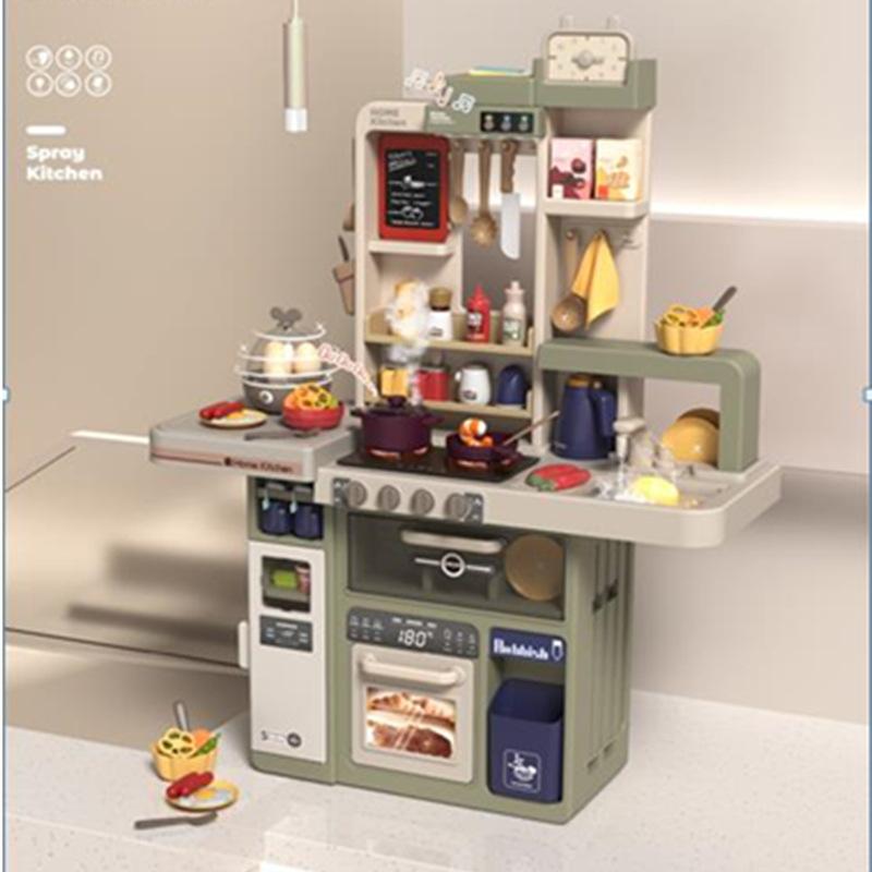 

Игровой домик детский свет музыка 93 см паровой выход распылитель воды кухонная утварь столовый набор игрушки