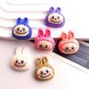 Multi-color Cartoon Resin Accessories: DIY Fabric Scraps, Cream Glue, Phone Lanyard, Handmade Pendant, Hair Clip.
