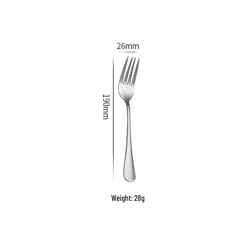 Stainless Steel Cutlery Set: Knife, Fork, Spoon, Steak Knife, Dinner Fork, Coffee Spoon, Ice Spoon, Cake Spatula for Restaurants and Hotels