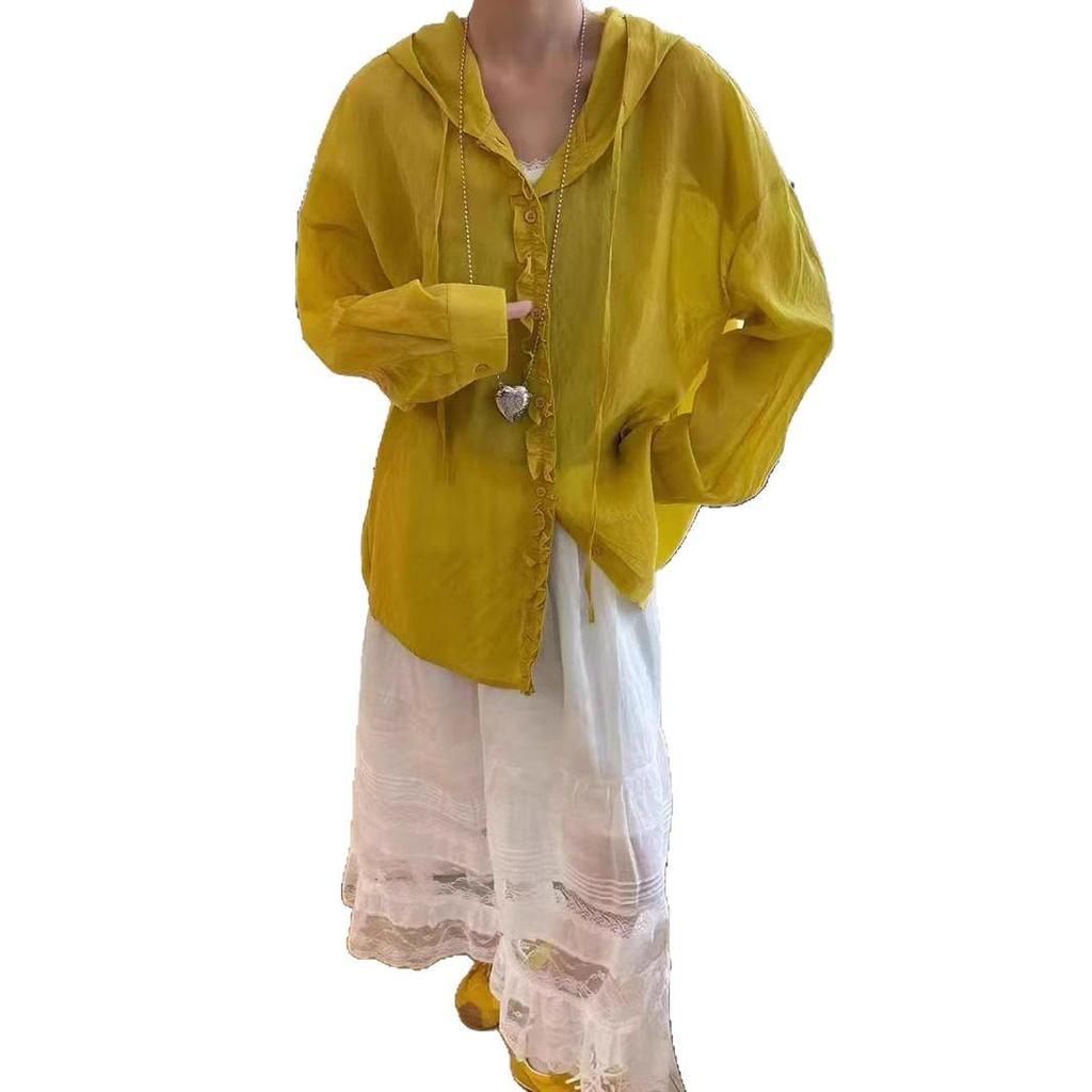 Women's Lightweight Hooded Sunscreen Jacket - Summer 2025