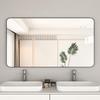Self-Adhesive Wall-Mounted Bathroom Mirror for Makeup