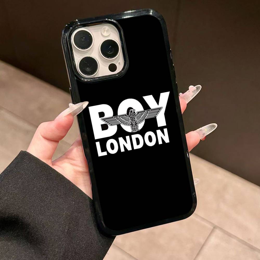 Fashion Brand Boy L-London Phone Case For IPhone 17 Pro 16 Plus 16 Pro Max 15 14 13 12 11 PC+TPU Back Cover