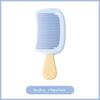 Cute Small Hair Comb Mini Durable Soft Plastic with Hanging Hole Lightweight for Kids Daily Grooming Travel