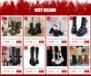 Fashion Designer Shoes for Women Gothic Platform High Boots Punk Black Sexy Motorcycles Boots for Women Halloween Cosplay Shoes Zapatos