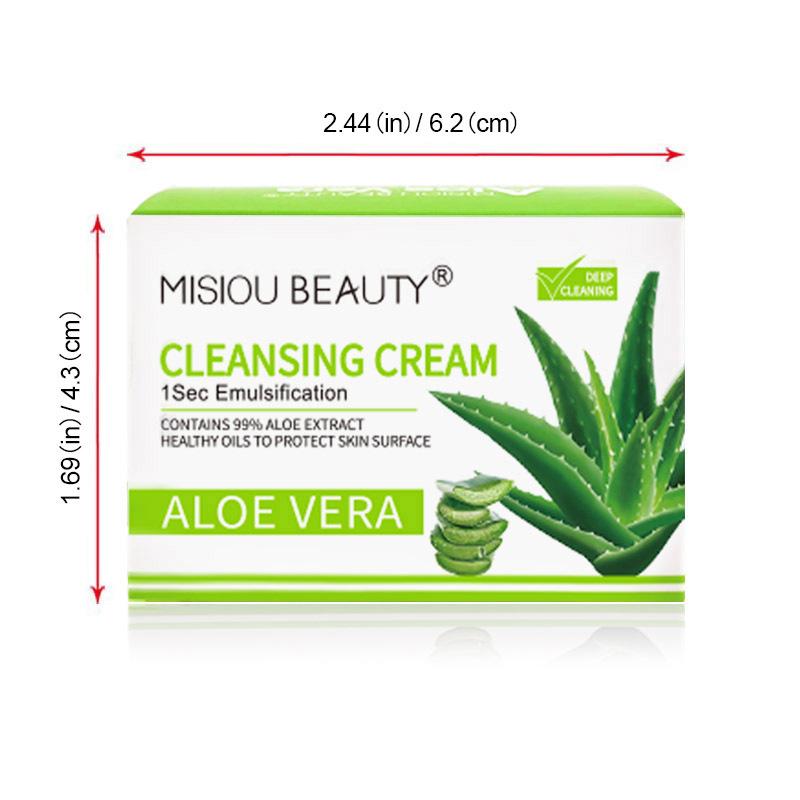 Misiou Beauty Gentle and Deep Clean, Translucent Skin, Hydrating, Moisturizing, Tightness, Refreshing Face, Lip, Makeup Removal Cream