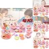 Delightful Pretend Play Kitchen Set With Realistic Food And Dessert Accessories Gift Box