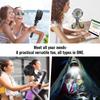 Baby 3 Speeds Stroller Mini Fan With Light Portable Usb Charging Fan Mobile Phone Holder Stroller Accessories Baby Newborn Items