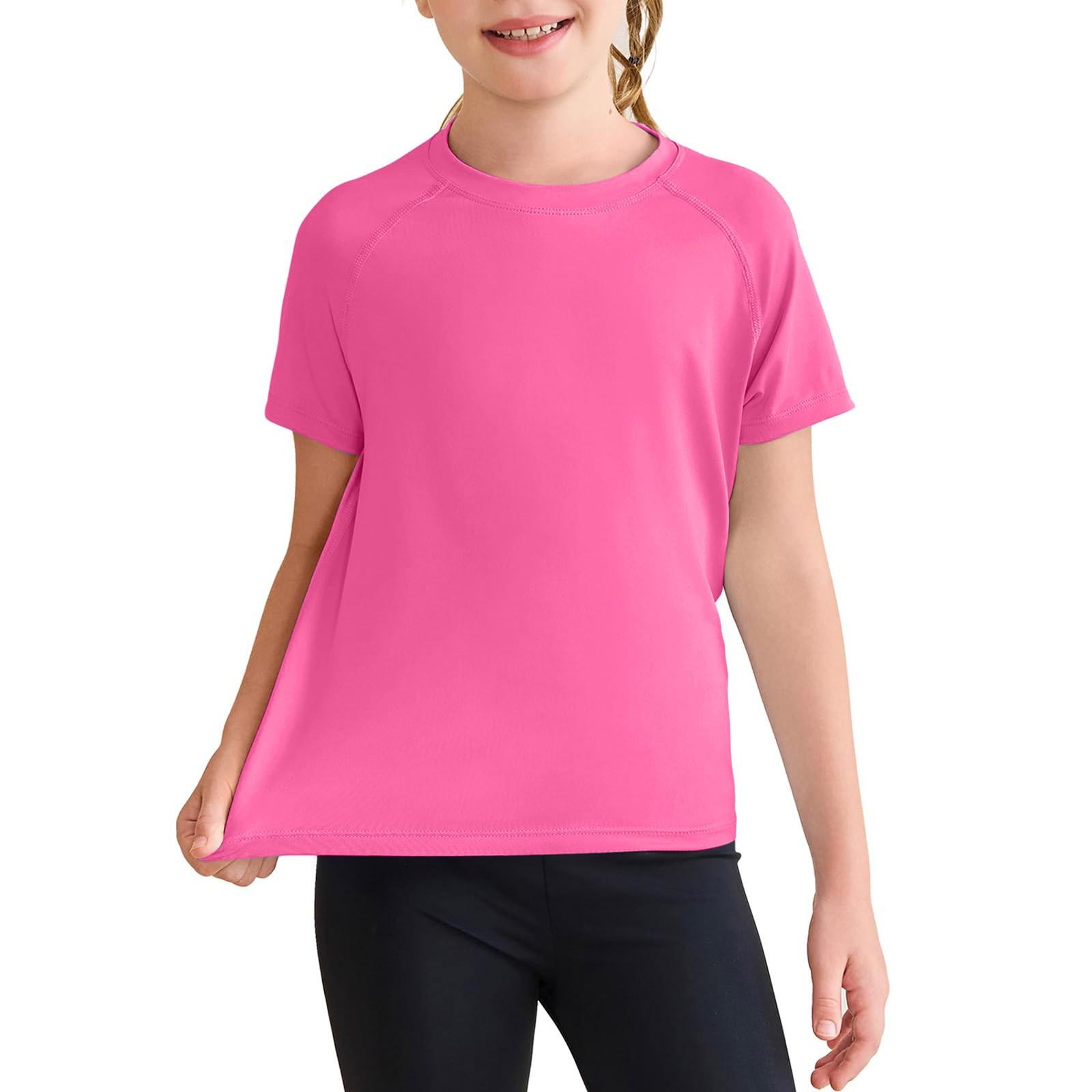 

Kids Quick-Dry Tee - Color Sport T-Shirt 130 рожевий