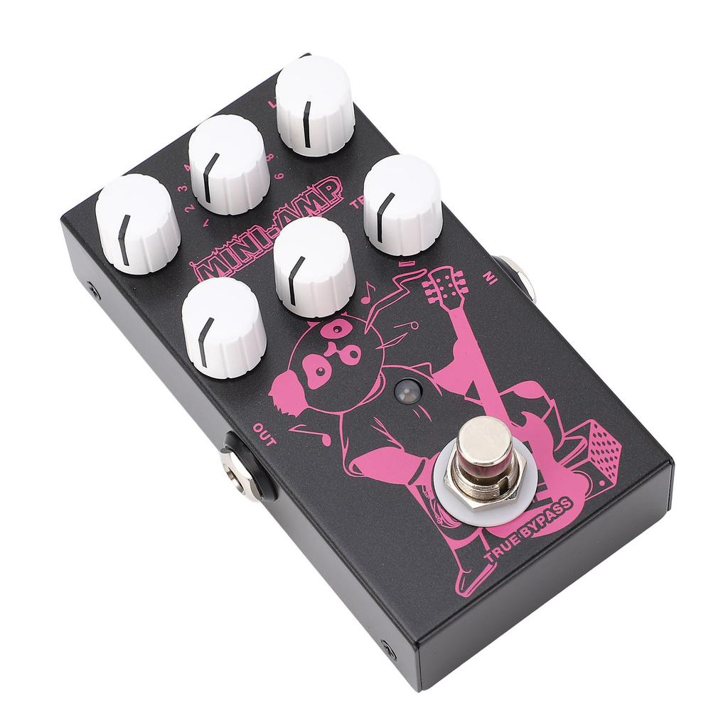 E-Gitarrenpedal 3 EQ Einstellbar 9 Musikeffekte E-Gitarren-Effektgerät für Auftritte