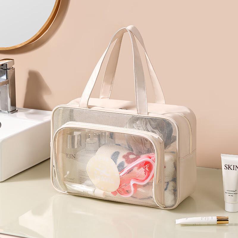 Li Shen Portable Waterproof Travel Wash Bag - 2 Pack One Size