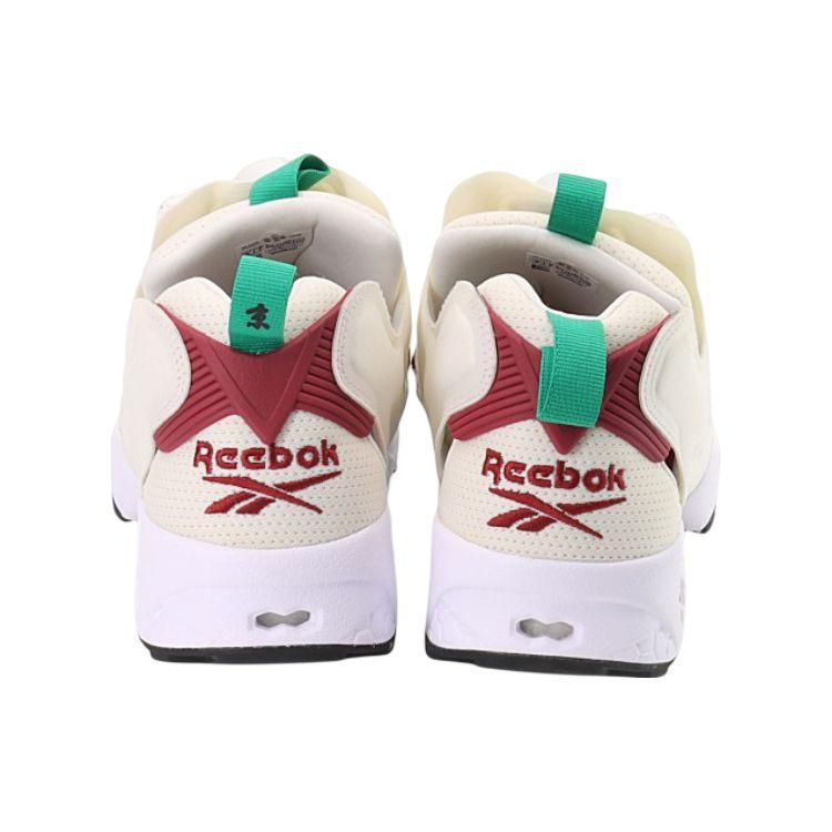 Reebok Instapump Fury Trendy Comfortable Shock Absorption Balance Low-Top Casual Shoes Unisex Sneaker White FU9106