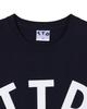 Titidi Big Curved Logo T-Shirt Navy