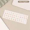 Round Keyboard Sticker Transparent Keyboard Cover English/Korea/Russian/Arabic Sticker For Dust Protection Laptop Accessories