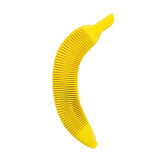 

3D Printed Retractable Banana Toy Stress Relief Bendable Banana Cucumber Fidget Toy Flexible Fruit Shape Anti-anxiety Desk Toy жёлтый