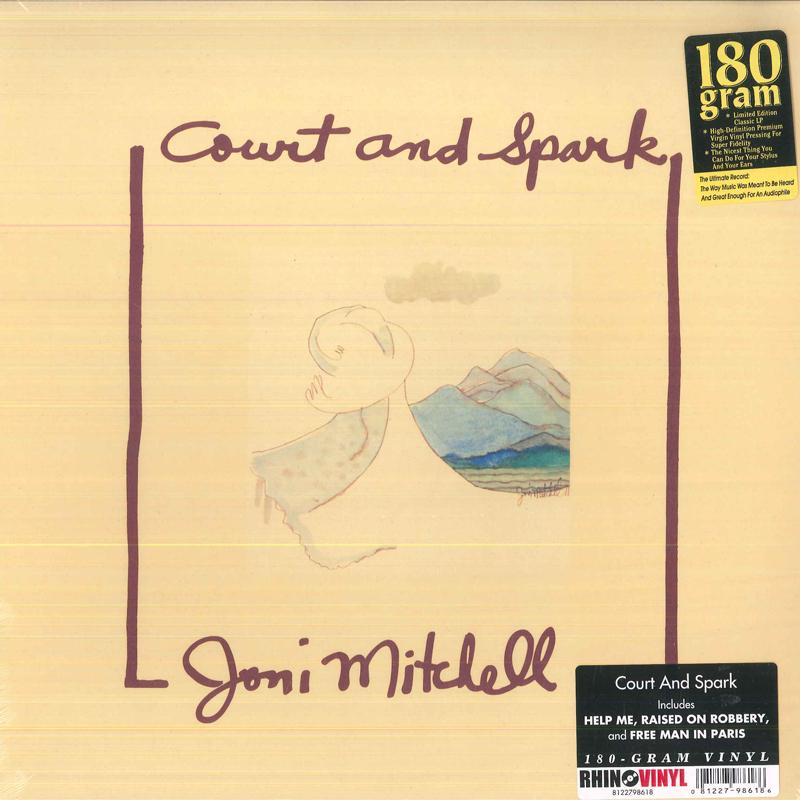 

LP Record JONI MITCHELL - Court And Spark 81227986186 Rhino Records, 2013 US Jazz