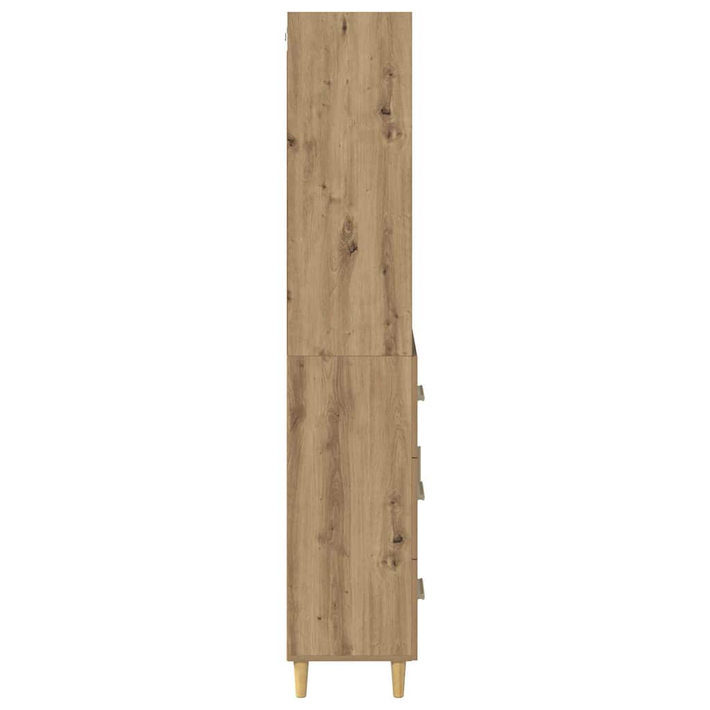 Highboard Artisan Oak 69.5 X 34 X 180 Cm Particleboard
