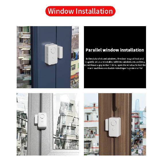 Refrigerator Alarm Door Window Burglar Sensor Alarm Door Open Detectors Freezers Close Reminder Security Protection