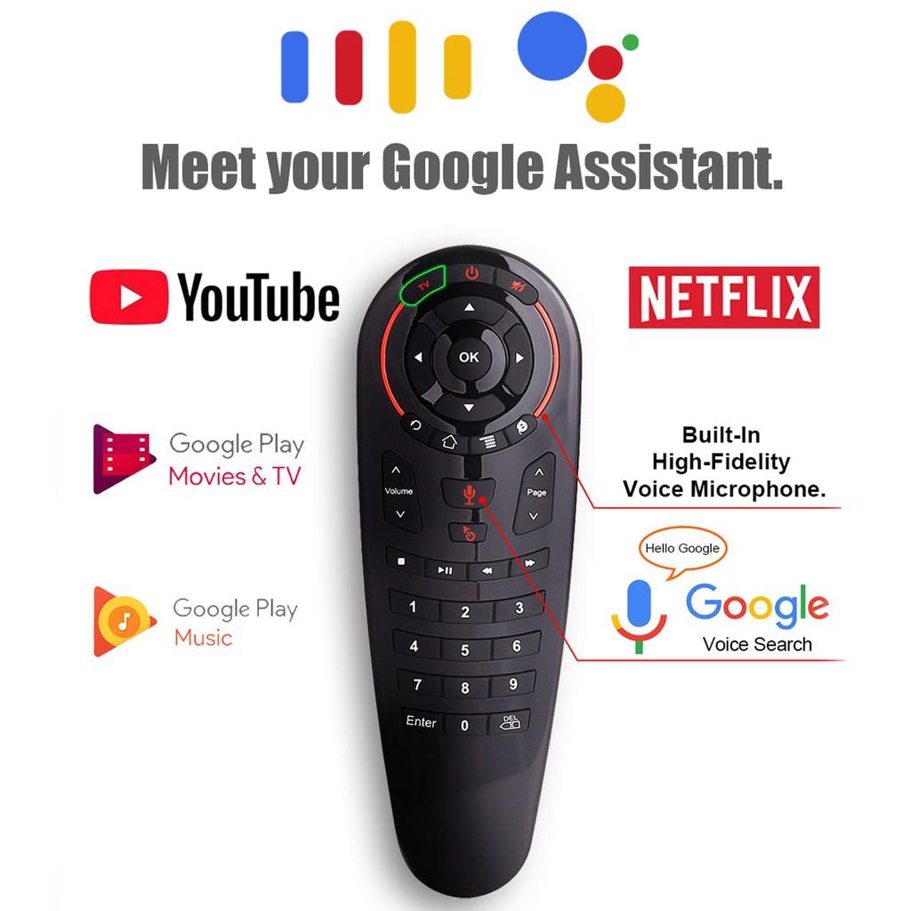 G3033IR 2.4GHz Air Mouse Gyroscope Remote Control Voice Gyroscope Microphone IR for Android tv box