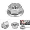 1pc M5 M6 M8 M10     Alloy Flange Lock Nut for   Motorcycle (M6X1.0)