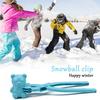 New 5pcs Snowball Clip Snow Grasping Clamps DIY Tool Multi-shape Cartoon Snowballs Grabber Throw Snow Ball Sports Toys Kids Toys