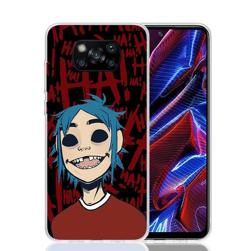 Gorillaz Anime Phone Case For Xiaomi Poco F7 Ultra X7 X6 Pro X5 Redmi 15 15C 13 13C 12 12C 10 10A 10C 9 9A 9C 9T Shell Poco X7 X