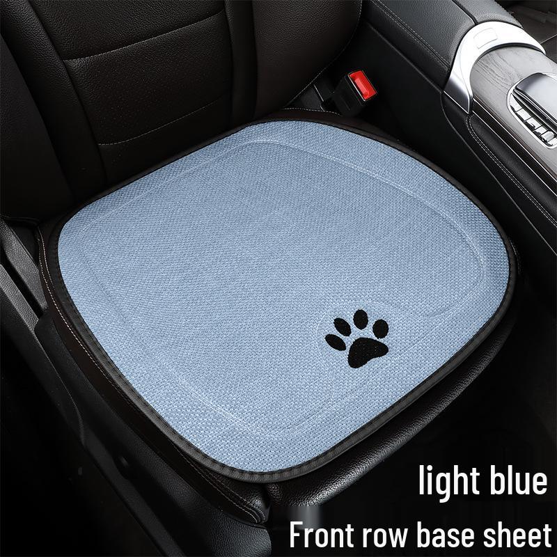 Pachacoo All-Season Cute Cartoon Cotton Linen Car Seat Cushion for Roewe RX5 D7 E6 D6 Ei5.