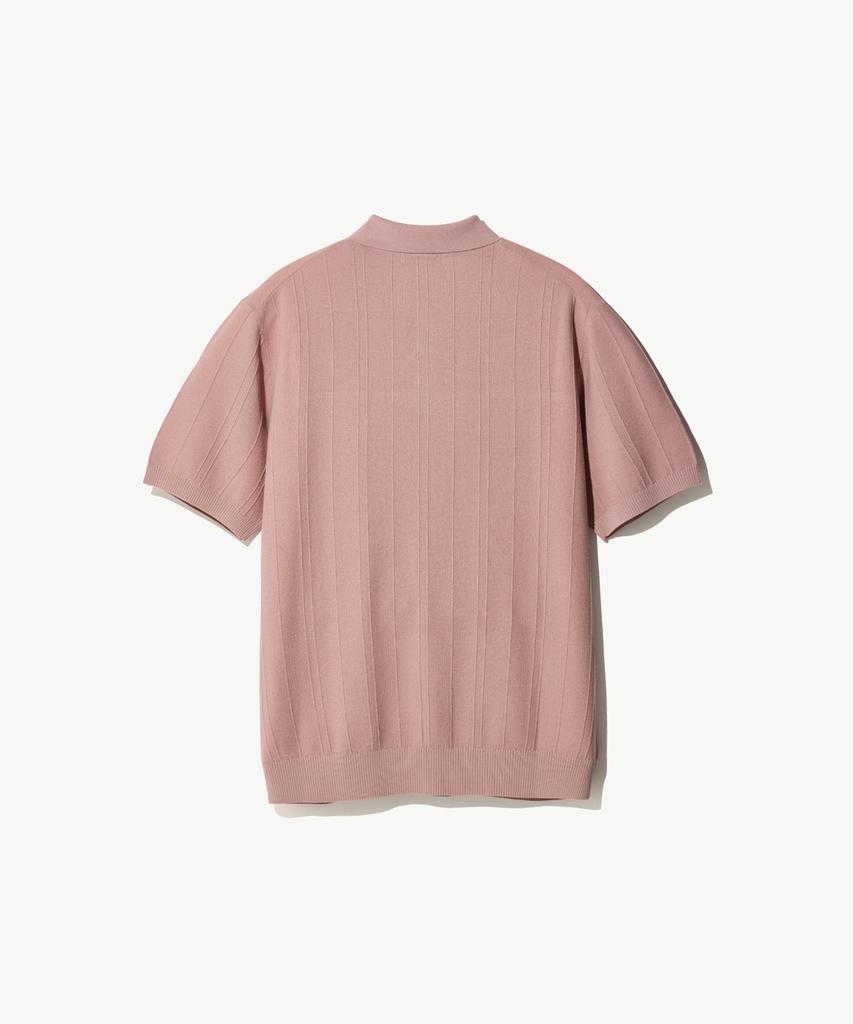 STCO Diems Ice Touch Collared Short Sleeve Knit_Pink (Classic Fit)_Dktxb02Csp