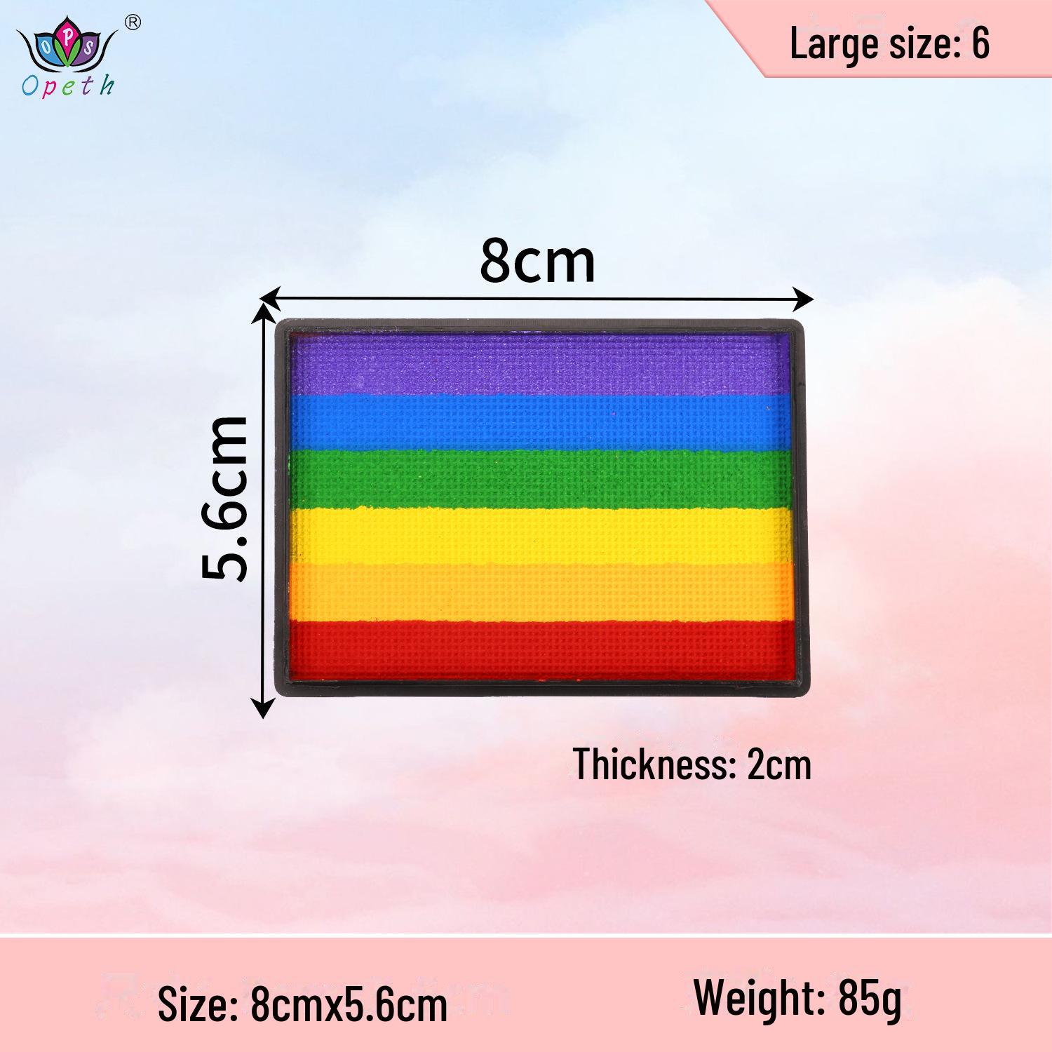 

Водорастворимая радужная краска для лица для детей Water-soluble face paint