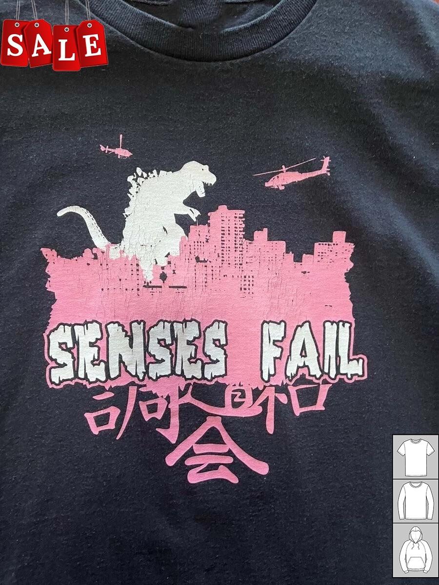 New Rare Senses Fail Band Dinosaur City Unisex All Size T-Shirt LW654 S