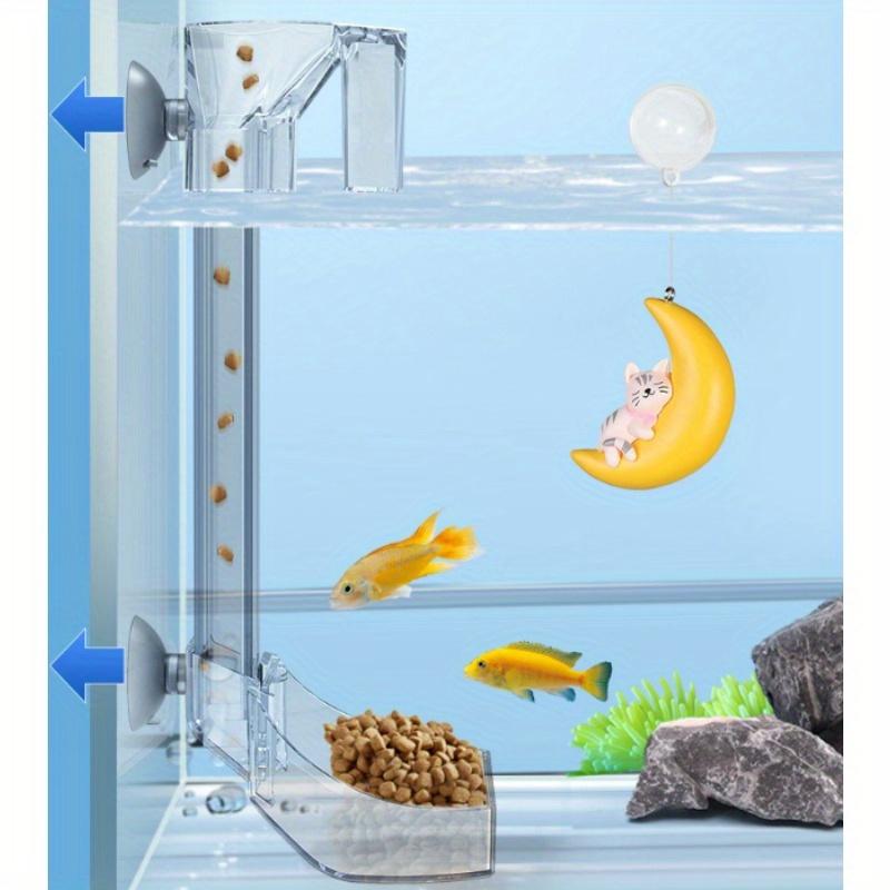 1PC  Acrylic Small Fish Feeding Aquarium Feeder Tube Set Transparent Fish Tank Shrimp Food Feeding Accessories