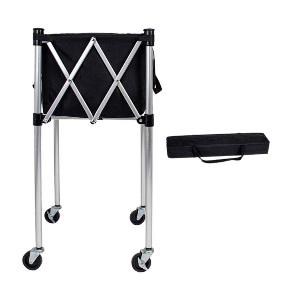 Ball Storage Cart Foldable Folding Athletic Gear Organizer