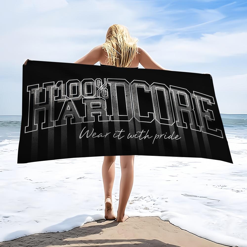 Fashion 100 H-Hardcore Towel Beach Bath Quick-Drying Lightweight Portable Sauna Camping Swim Pool Travel