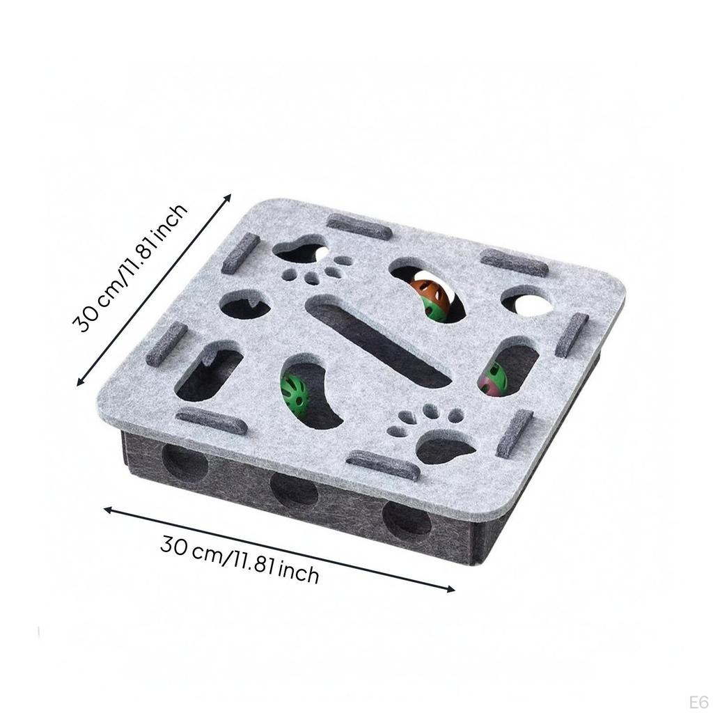 Cat Puzzle Maze Toy | Compact LowProfile Size, with Balls, for Boredom Relief 1