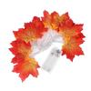 Autumn Thanksgiving Decor Maple Leaf String Lights Battery Powered Fairy Lights Wall Hanging Lamp Outdoor Halloween Decoration