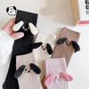 Children Baby Girls Knee High Long Socks Cotton Cute 3D Dog Ear Socks Kid Spring Clothing for Boy Girl Toddler Stockings