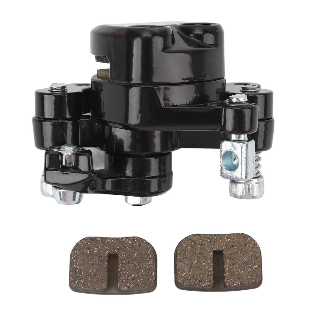 Skivbromsok Metall 50mm Hålavstånd Bromspumpsok med Bromsbelägg för 43cc 49cc Mini PIT Dirt Quad