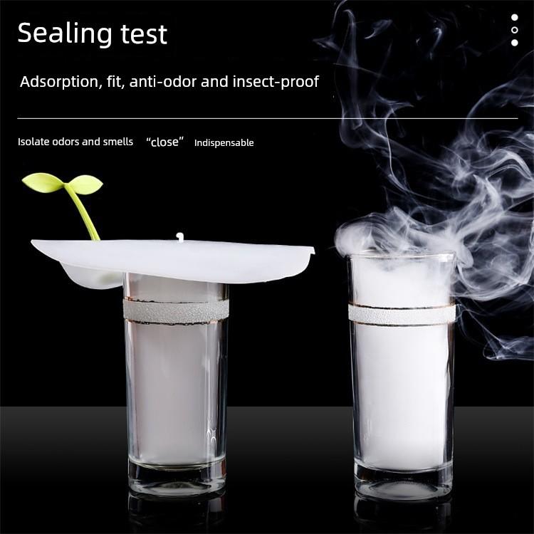 Floor Drain Deodorizer Bathroom Silicone Bean Sprout Mat Anti-Odor Cover Toilet Sewer Anti-Insect Anti-Odor Stopper Deodorizing Cover