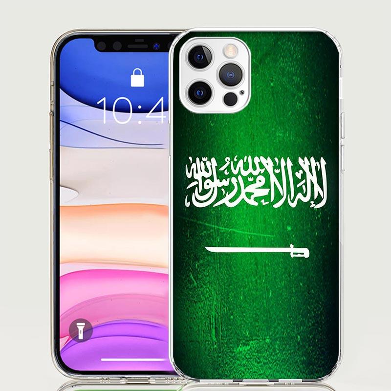 

Kingdom Of Saudi Arabia Flag Phone Case for Apple iPhone 17 Air 16 15 Plus 14 + 13 Mini 12 11 Pro Max 7 8 SE 16Max Soft Shell Co iPhone 17