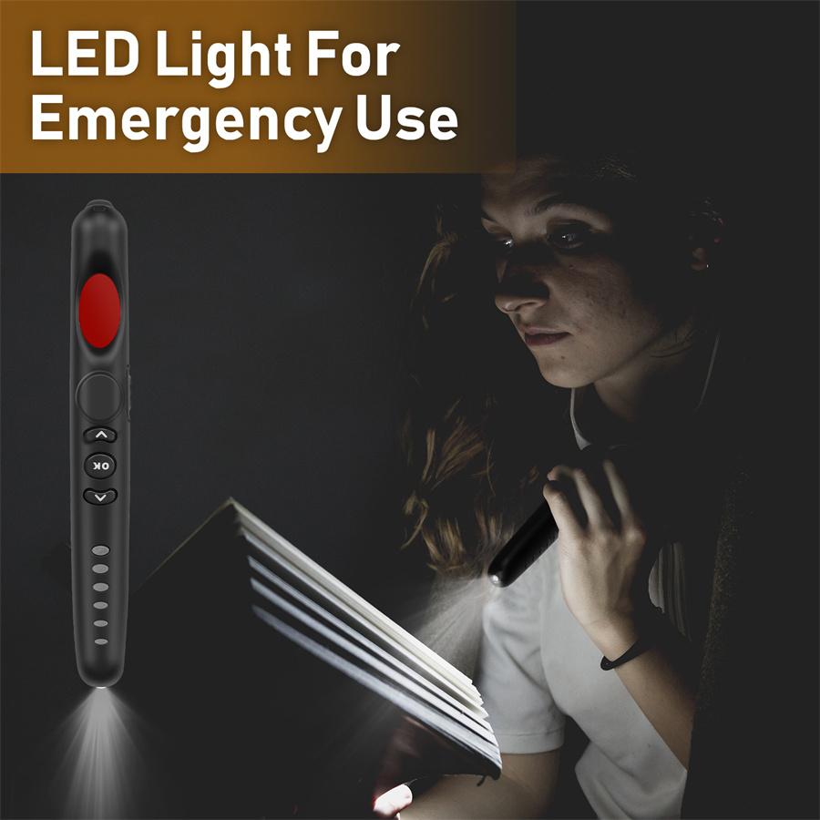 Multifunctional Anti-detector RF Finder Personal Security Alarm Anti-hidden Wireless Eavesdropping Camera