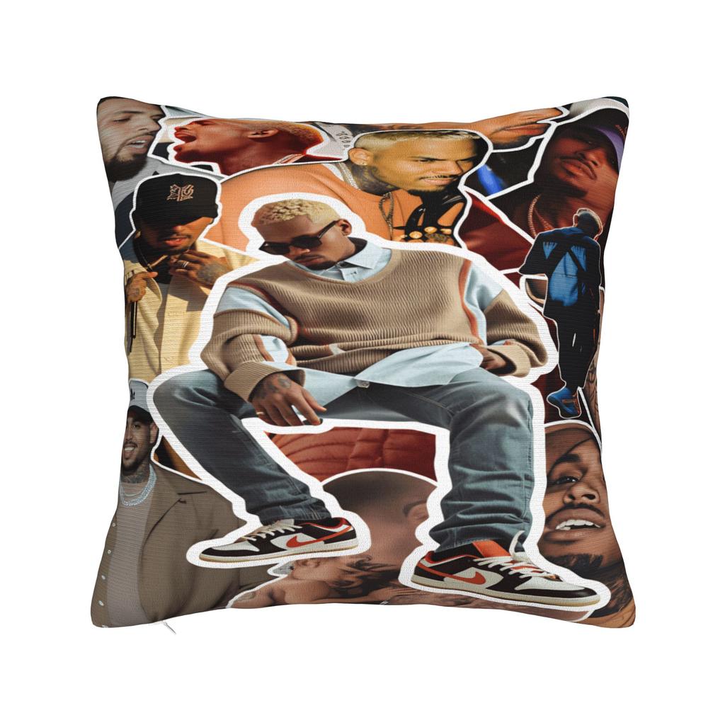 B-Brown Breezy Bowl XX Pillow Case  Funny Pillow Cover Design Pillowcases For Sofa Couch Bed Living Room