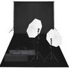 Day and Night - Day and Night Photo Studio Kit with Lights and Background Set