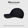 Ning denim hemming ruffian handsome duck tongue dome spring and autumn men's and women's baseball caps