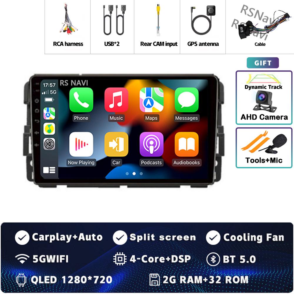 

Android 14 Carplay Car Radio для Chevrolet Silverado Impala GMC Yukon Acadia Sierra Мультимедийный видеоплеер Навигация Стерео BT