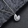 Da New Whirlpool Diamond Necklace Women's S925 Silver Personality Niche Design Advanced Collar Bone Chain Accessories