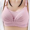 Moisture-Wicking Breathable Soft Front-Opening Anti-Sagging Maternity Nursing Bandeau Bra