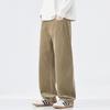 Autumn and winter new heavy corduroy casual pants men's loose and comfortable straight wide-leg trousers men